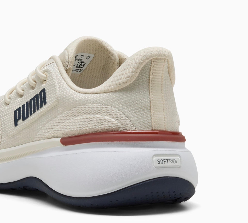 PUMA Softride Exo Shift Men’s Sneakers Size 11 Alpine Snow Navy Red NEW