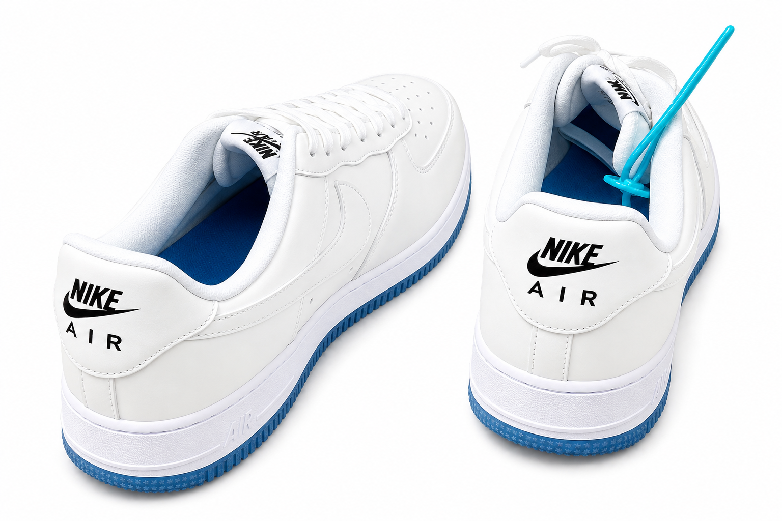 Nike Air Force 1 Low White Blue Men's
Sneakers Size 9.5