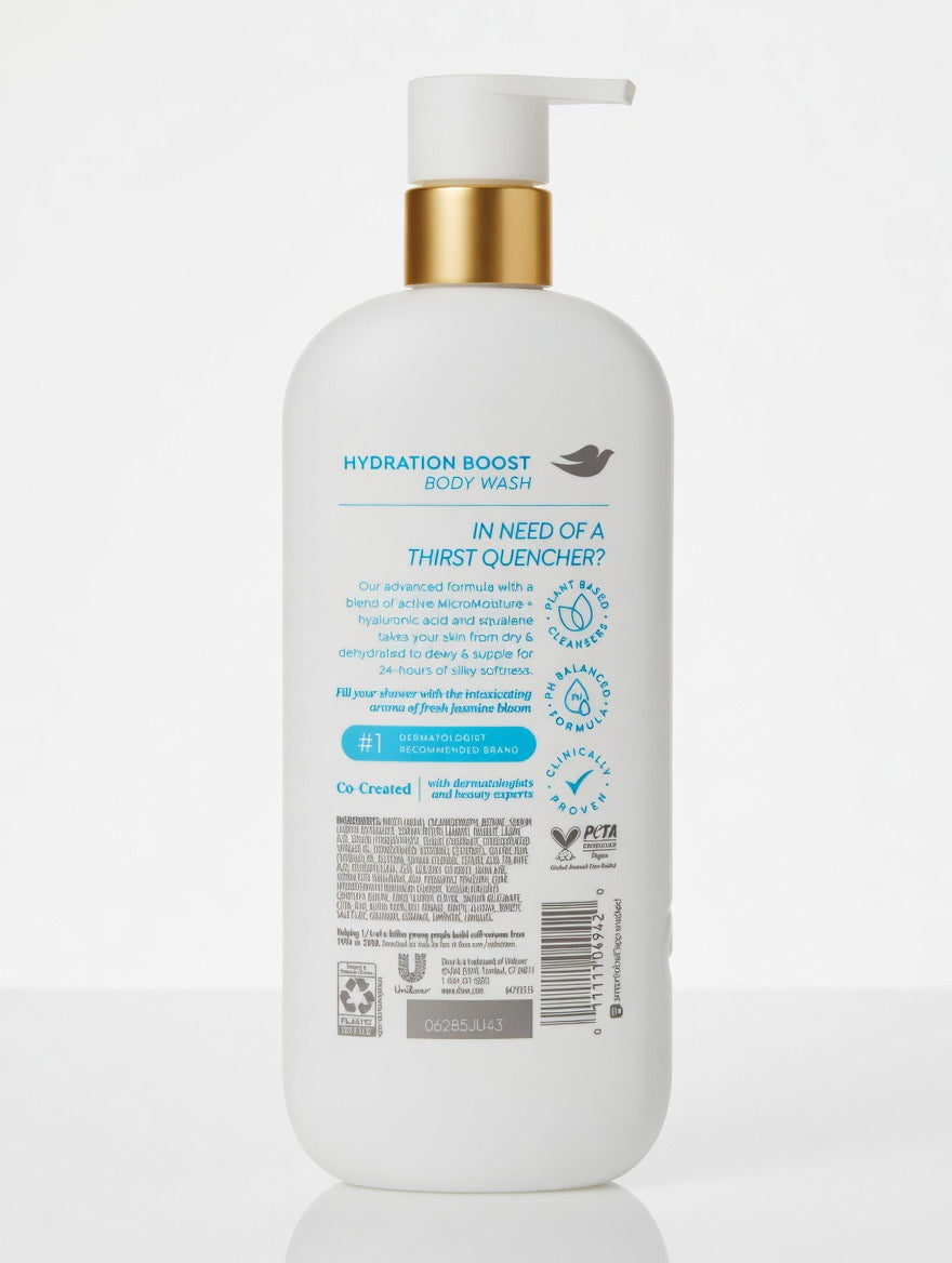 Dove Body wash fresh jasmine bloom￼