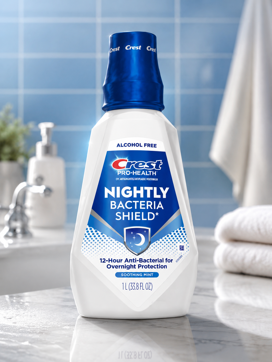 Crest Pro-Health Nightly Bacteria Shield Mouthwash