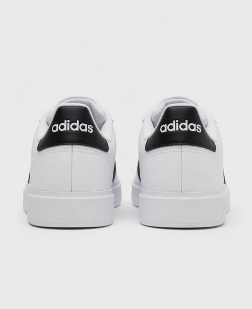 Adidas White & Black Stripe Casual Sneakers Men’s Size 10
