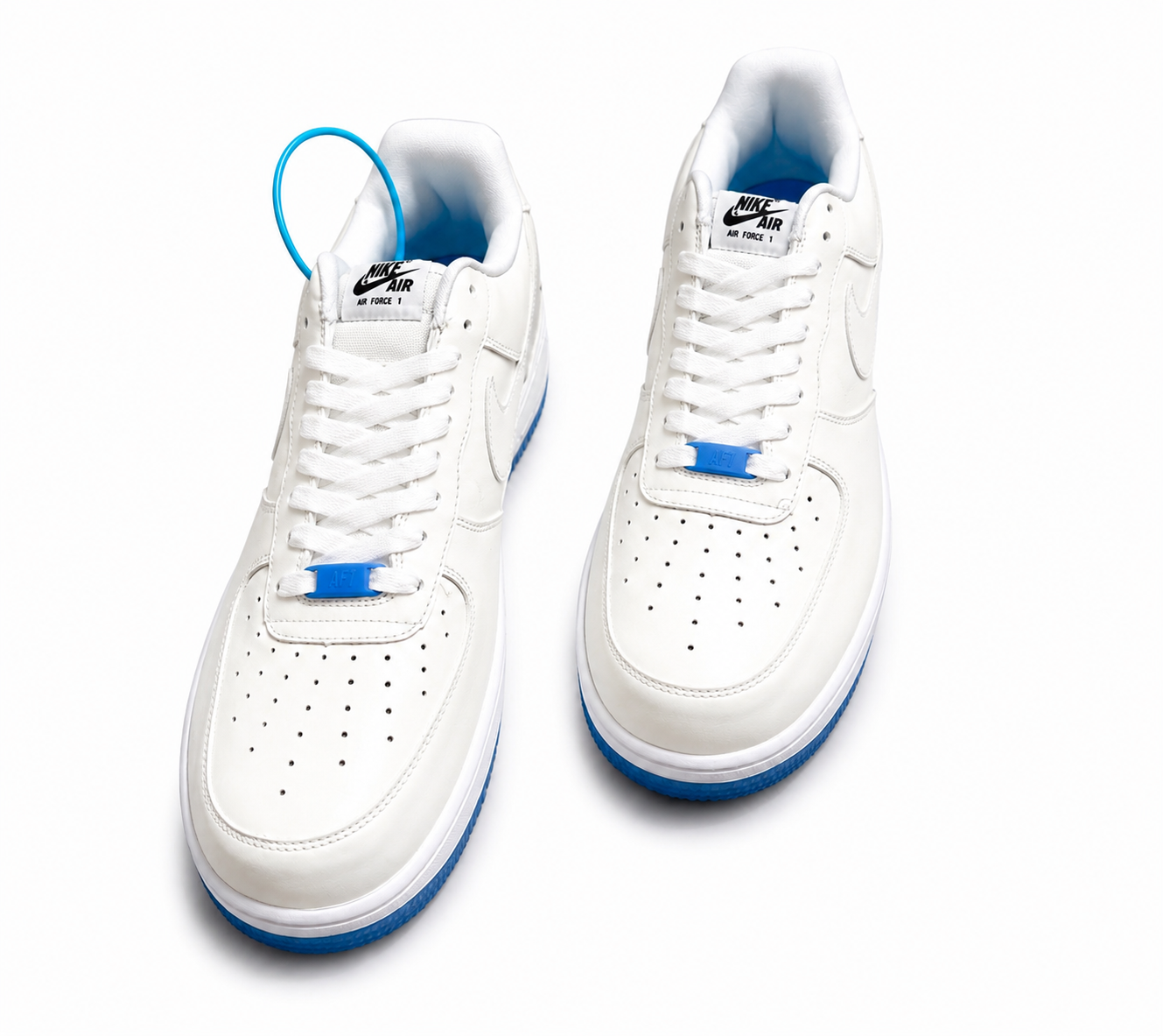 Nike Air Force 1 Low White Blue Men's
Sneakers Size 9.5