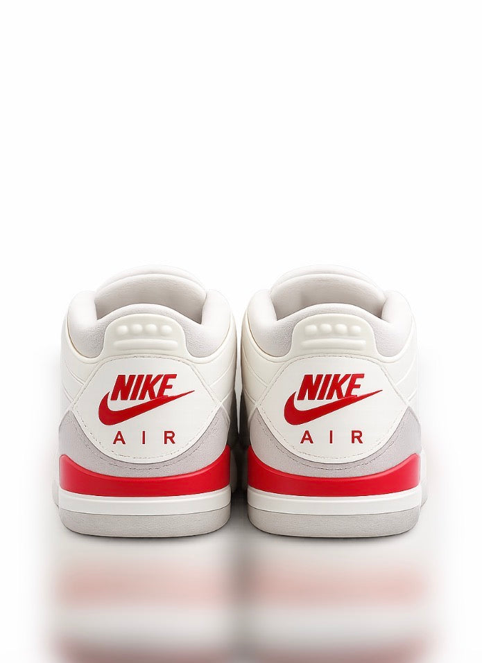 Nike Air Jordan 4 RM Sail Fire Red College Grey Men’s Size 11