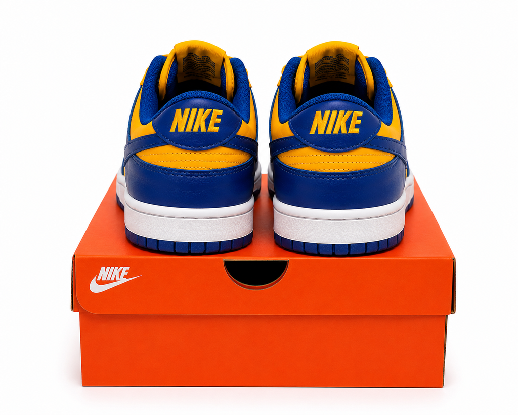 Nike Dunk Low Blue & Yellow Sneakers Men’s Size 9 w/ Box