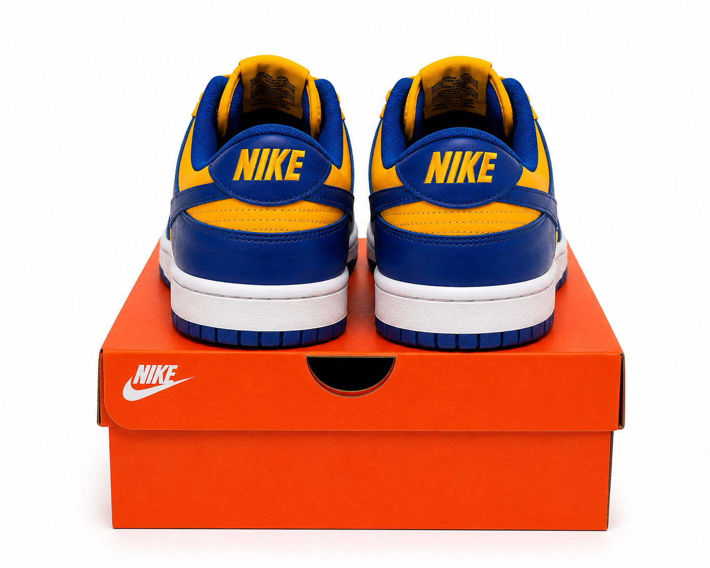 Nike Dunk Low Blue & Yellow Sneakers Men’s Size 9 w/ Box