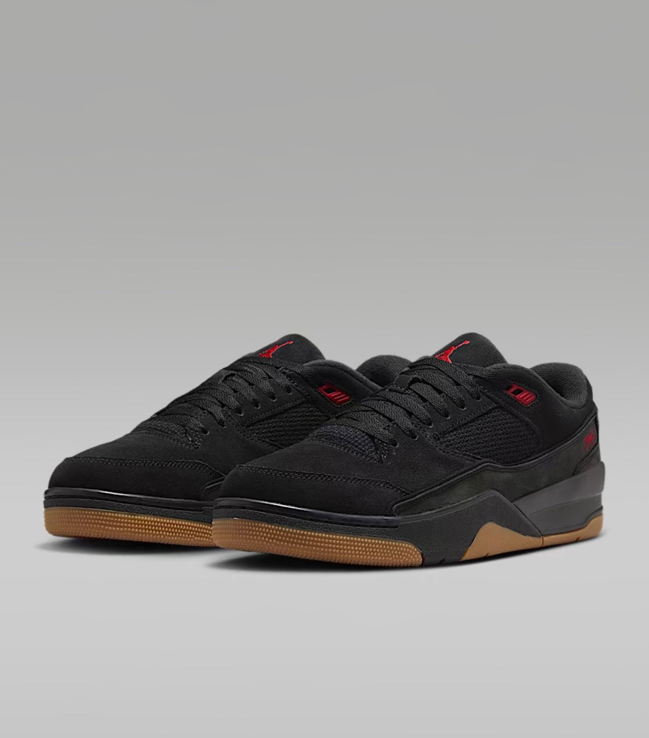 Jordan Flight Court Men’s Sneakers Black/Gum Red Size 10.5