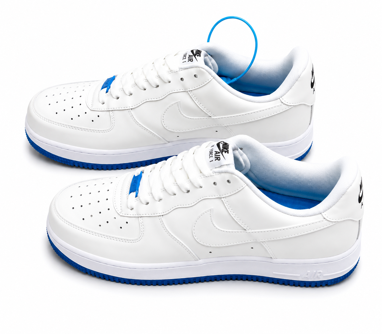 Nike Air Force 1 Low White Blue Men's
Sneakers Size 9.5
