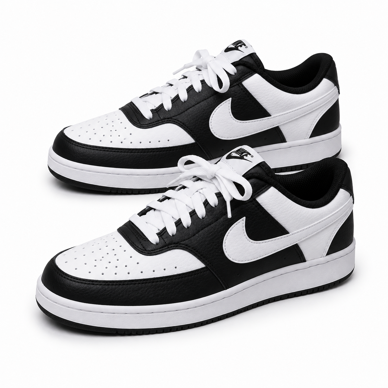 Nike Men’s Black & White Low-Top Sneakers Size 10.5