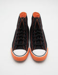 Classic Black & Orange High-Top Converse Sneakers Men’s Size 10.5