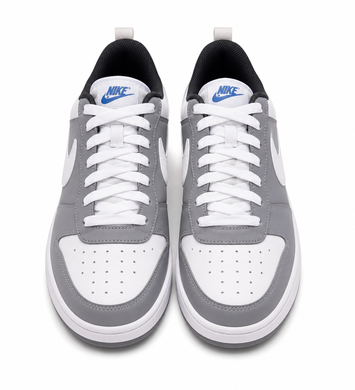 Nike Court Borough Low 2 Big Kids’ Size 6Y White Gray Sneakers