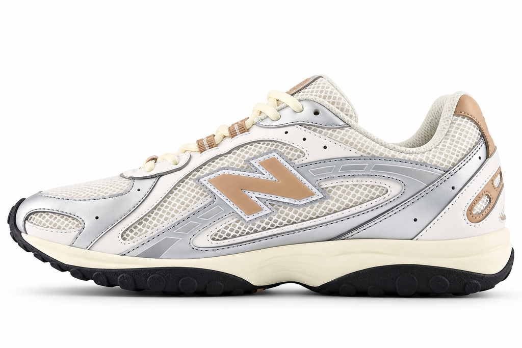 New Balance 204L U204LSWA Silver Metallic Flat Taupe Men’s 9 / Women’s 10.5 NEW