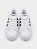 Adidas White & Black Stripe Casual Sneakers Men’s Size 10