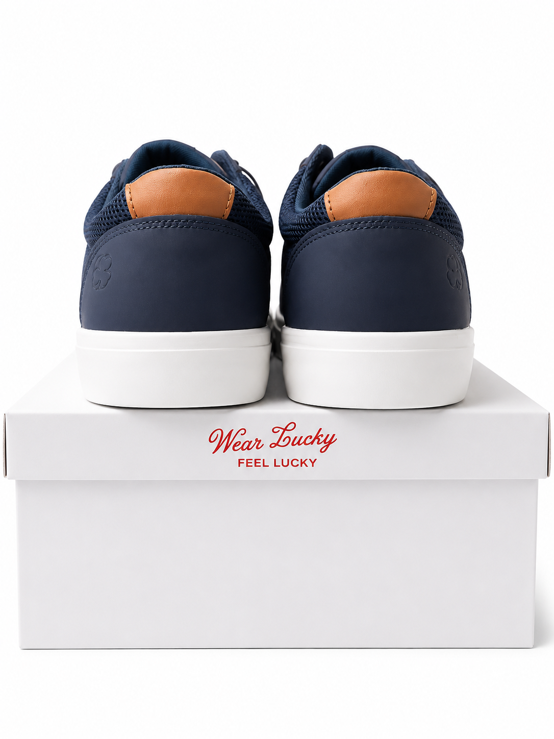 Lucky Brand Men’s Navy Blue Casual Low-Top Sneakers Size 8 New with Box Authentic