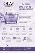 Olay Regenerist Night Recovery Cream Fragrance-Free Overnight Moisturizer