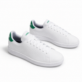 Adidas Classic White & Green Sneakers – Size 8.5