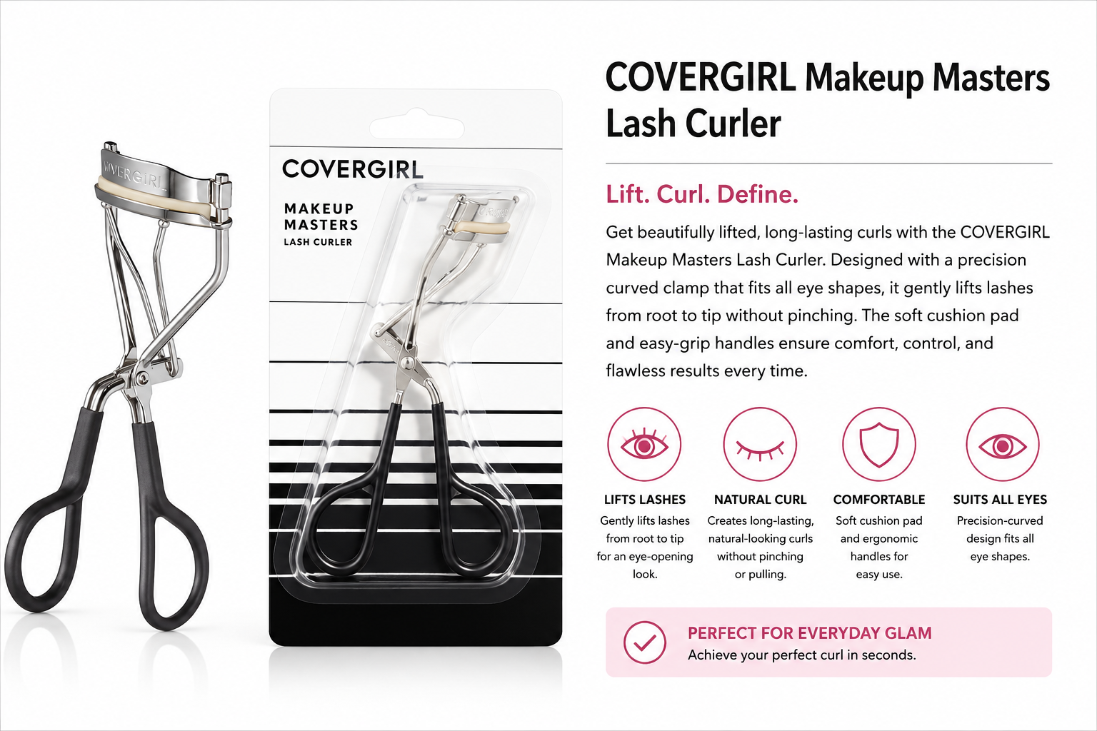 COVERGIRL Makeup Masters Lash Curler