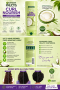 Curl Nourish Sulfate-Free Moisturizing Conditioner Defined, Soft & Frizz-Free Curls by Garnier Fructis