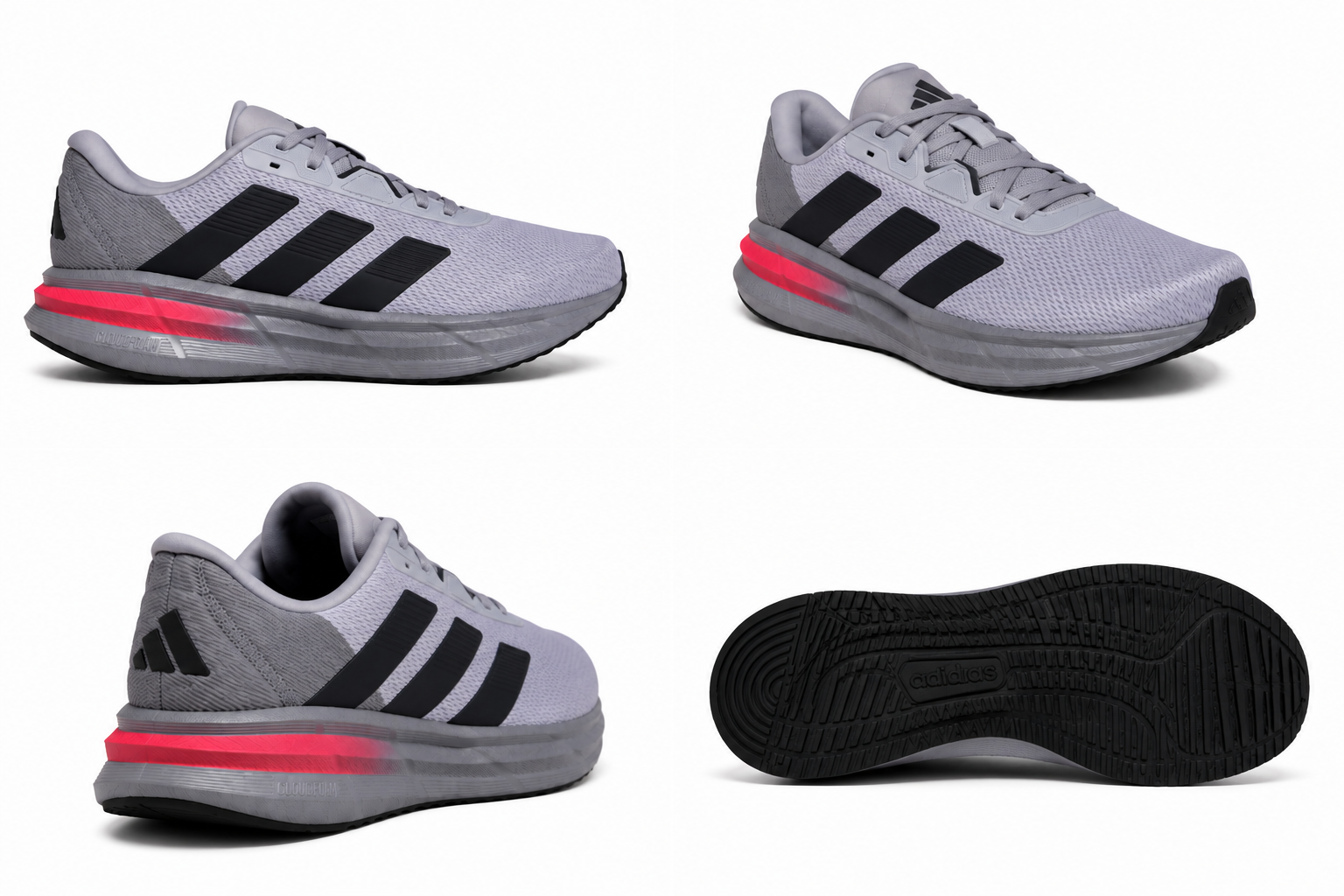 Adidas Galaxy 7 Running Shoes Grey/Black Size 10.5