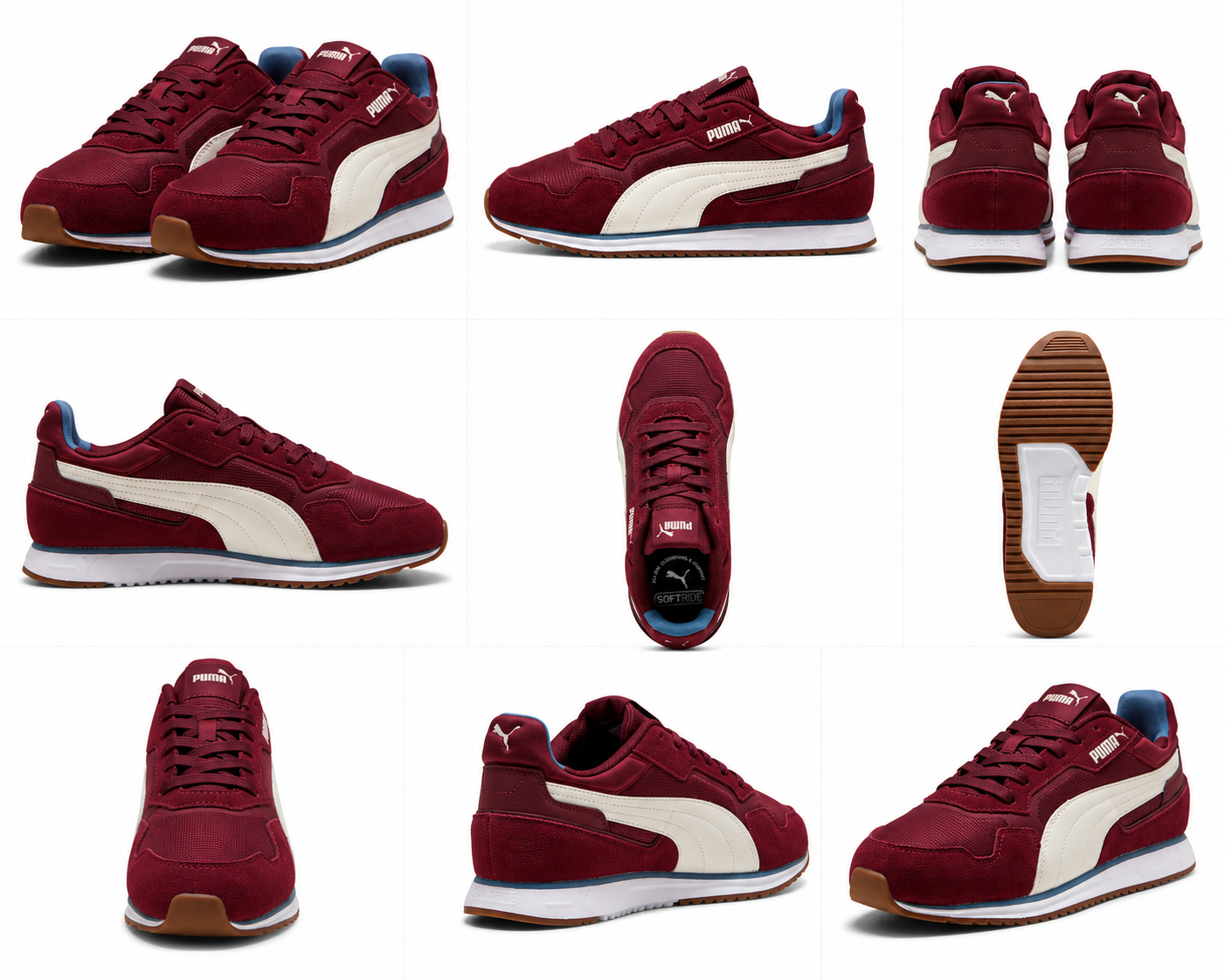 PUMA St Miler Sneakers Ruby Shimmer PUMA White Size 8.5