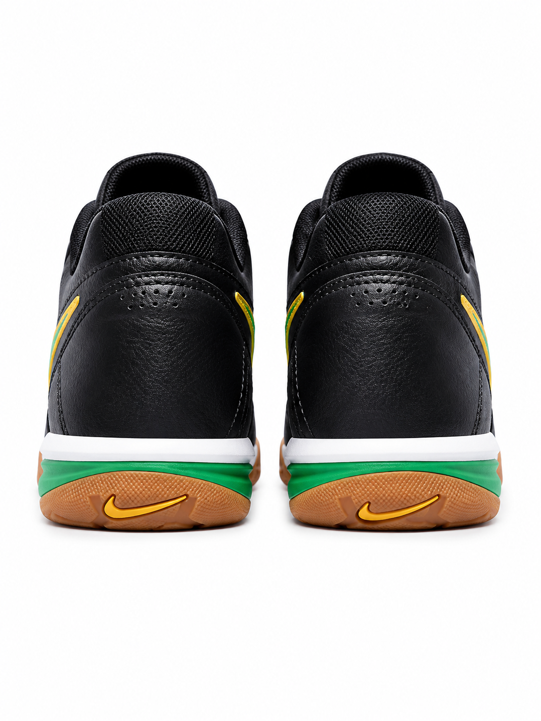 Nike Gato Black Yellow White Gum Sole Indoor Soccer/Futsal Shoes Size 10 IB8509
