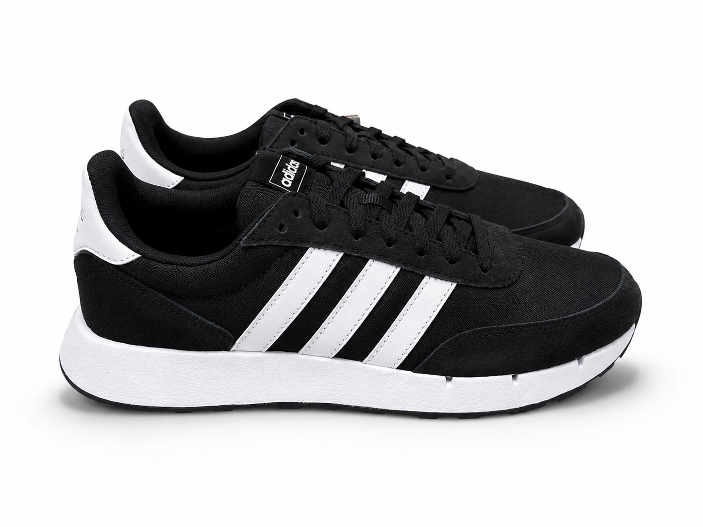Adidas Run 60s 3.0 Men’s Sneakers Size 9 Black/White Brand New