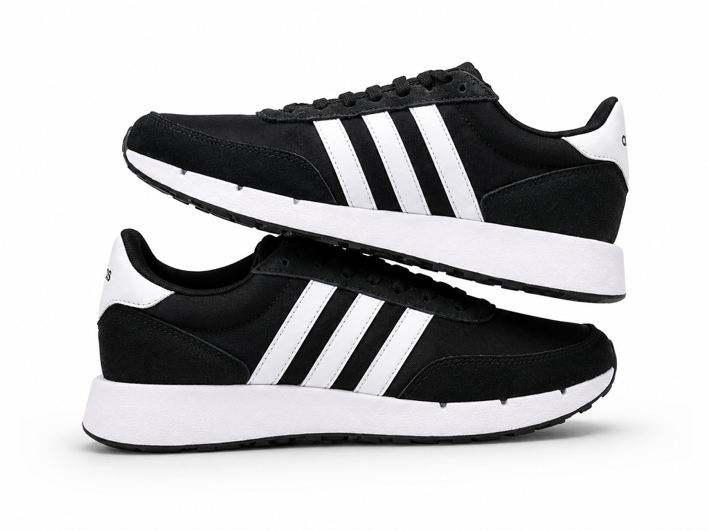 Adidas Run 60s 3.0 Men’s Sneakers Size 9 Black/White Brand New