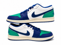 Air Jordan 1 Low White Blue Green Men’s Size 10