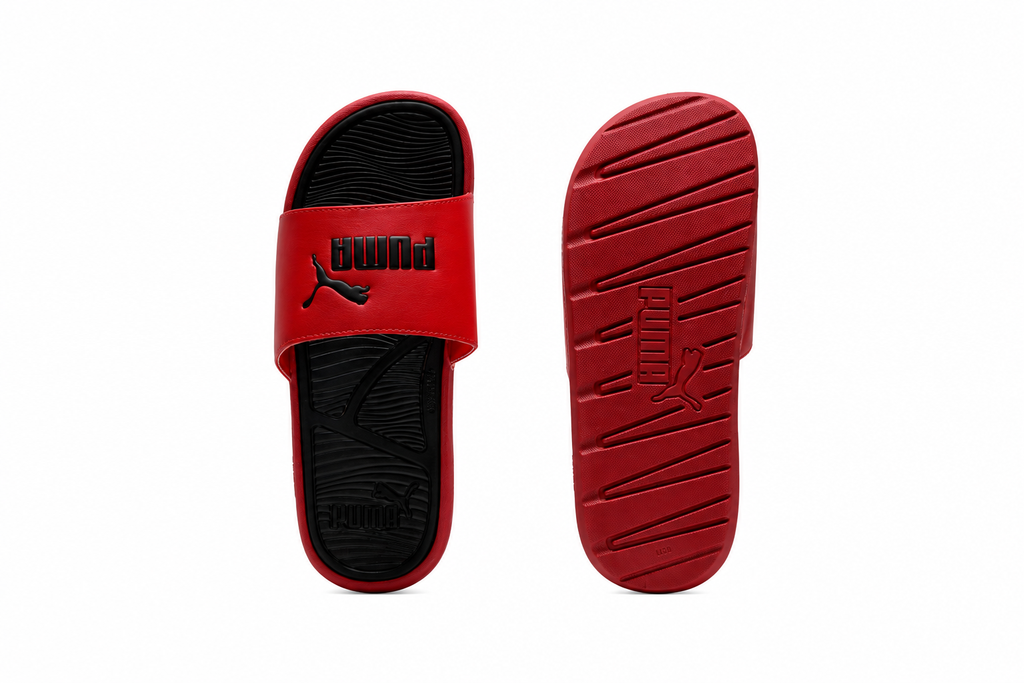 PUMA Cool Cat 2.0 Men’s Slides Team Regal Red/PUMA Black Size 11