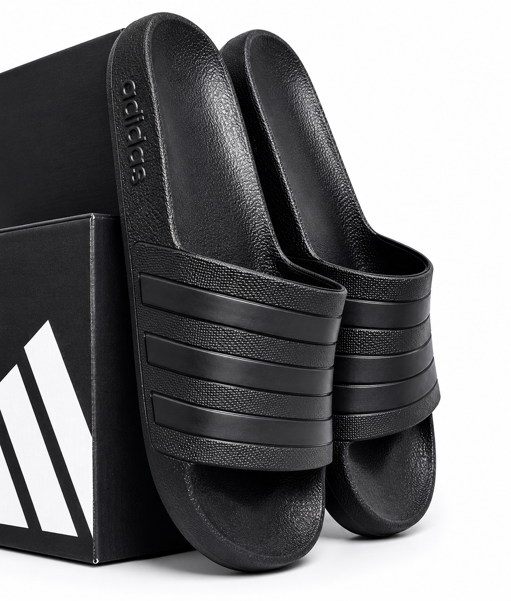 Adidas Adilette Aqua Slides Black Size 11 Men 12 Women