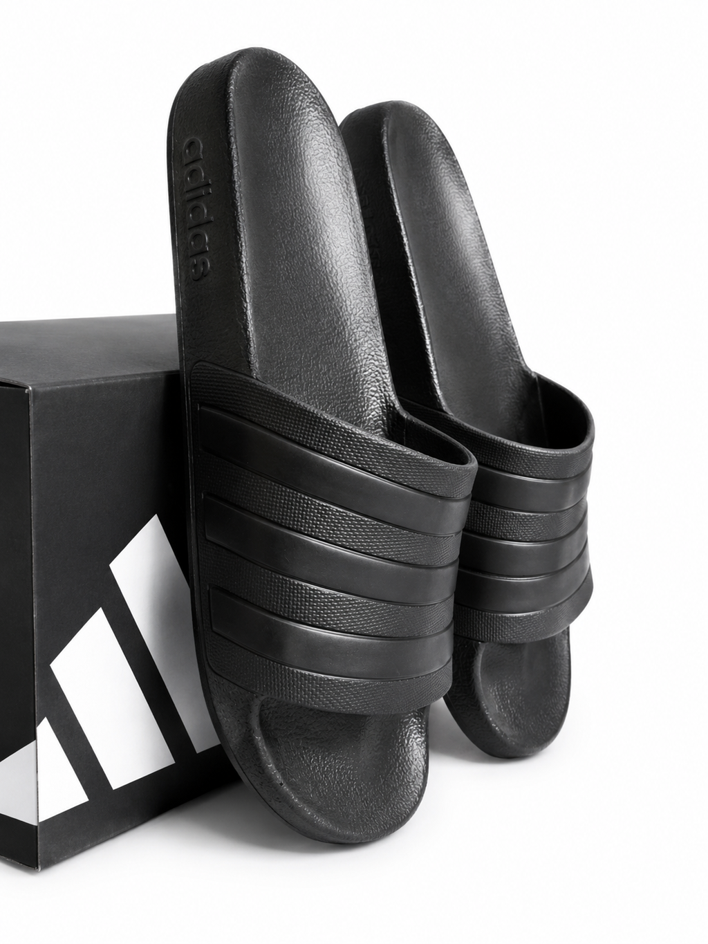 Adidas Adilette Aqua Slides Black Size 11 Men 12 Women
