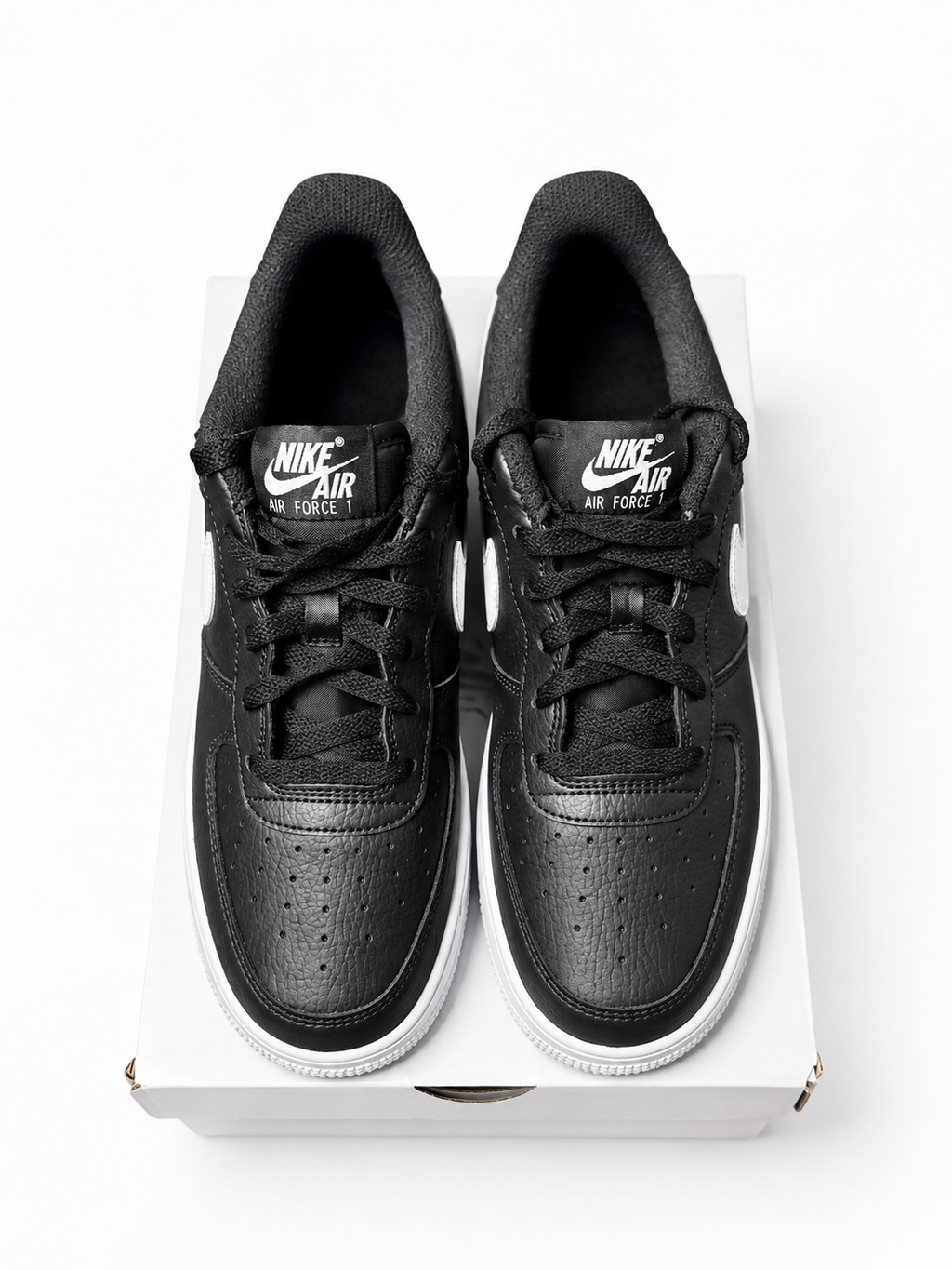 Nike Air Force 1 GS Black/White Youth Size 7Y Brand New