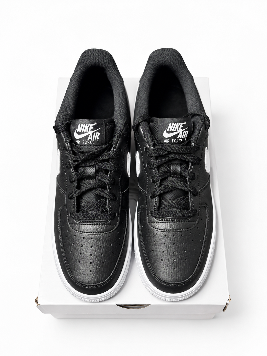 Nike Air Force 1 GS Black/White Youth Size 7Y Brand New