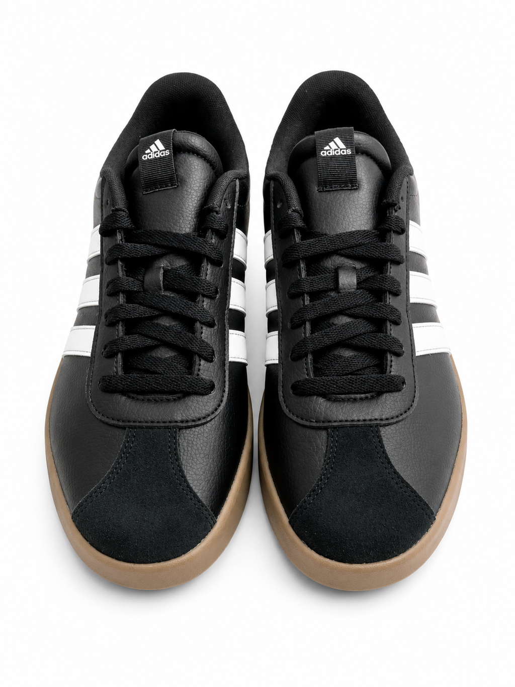 Adidas VL Court 3.0 Black/White Gum Sole Sneakers Men’s