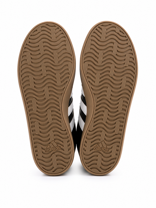 Adidas VL Court 3.0 Black/White Gum Sole Sneakers Men’s