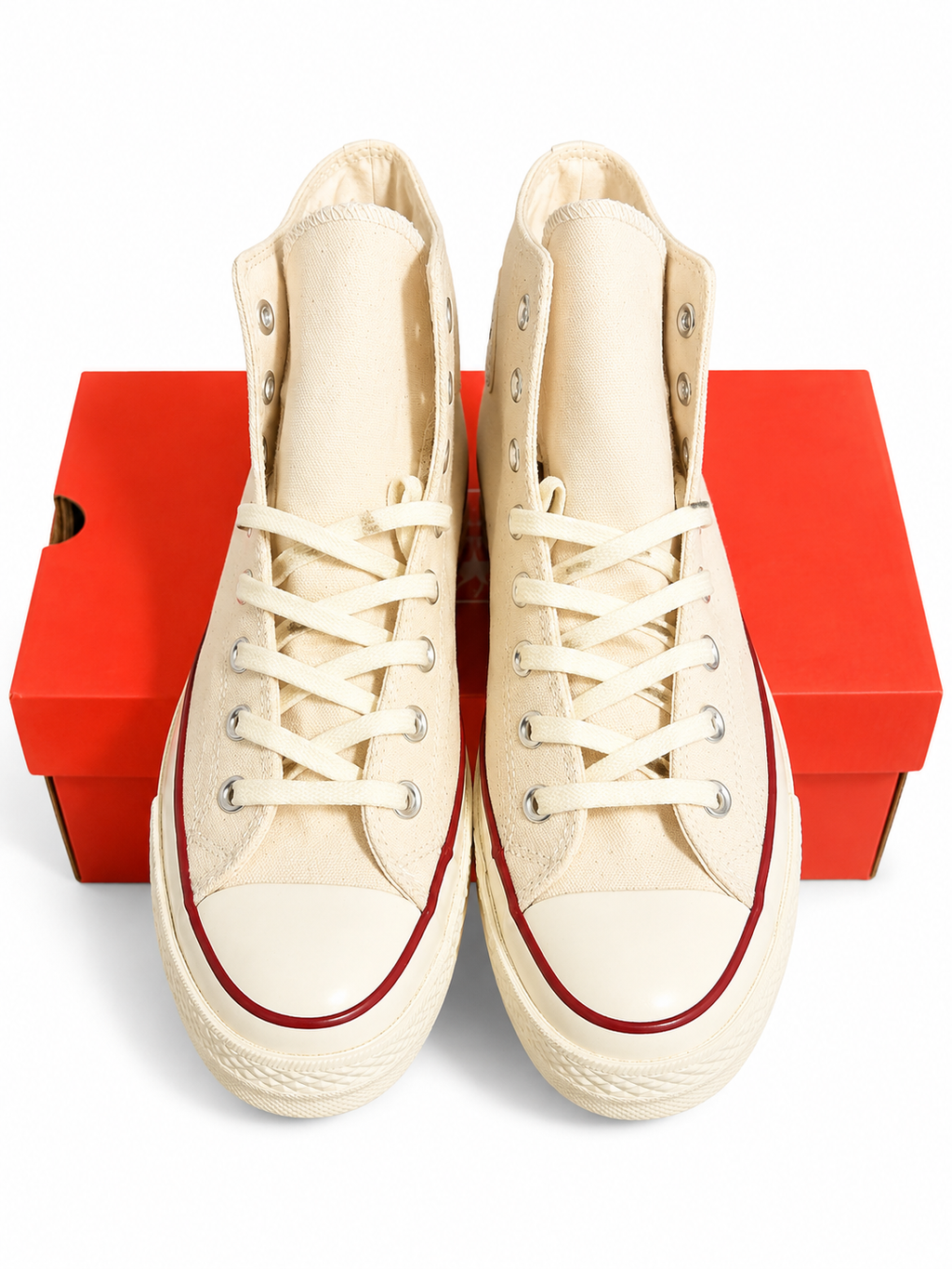 Converse Chuck 70 High Parchment Egret Canvas Sneakers Men’s 10 Women’s 12 NEW