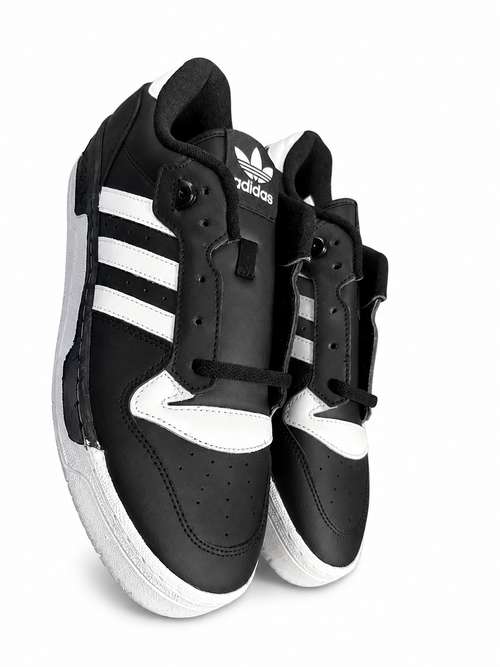 Adidas Originals Rivalry Low Black White Sneakers Men’s Size 11.5 FZ6327 New with Box