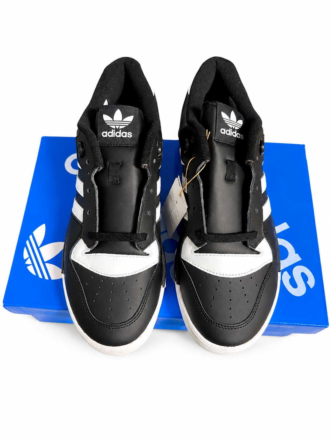 Adidas Originals Rivalry Low Black White Sneakers Men’s Size 11.5 FZ6327 New with Box