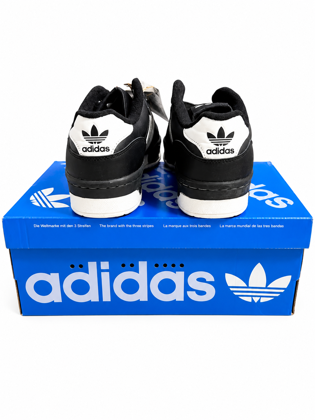 Adidas Originals Rivalry Low Black White Sneakers Men’s Size 11.5 FZ6327 New with Box