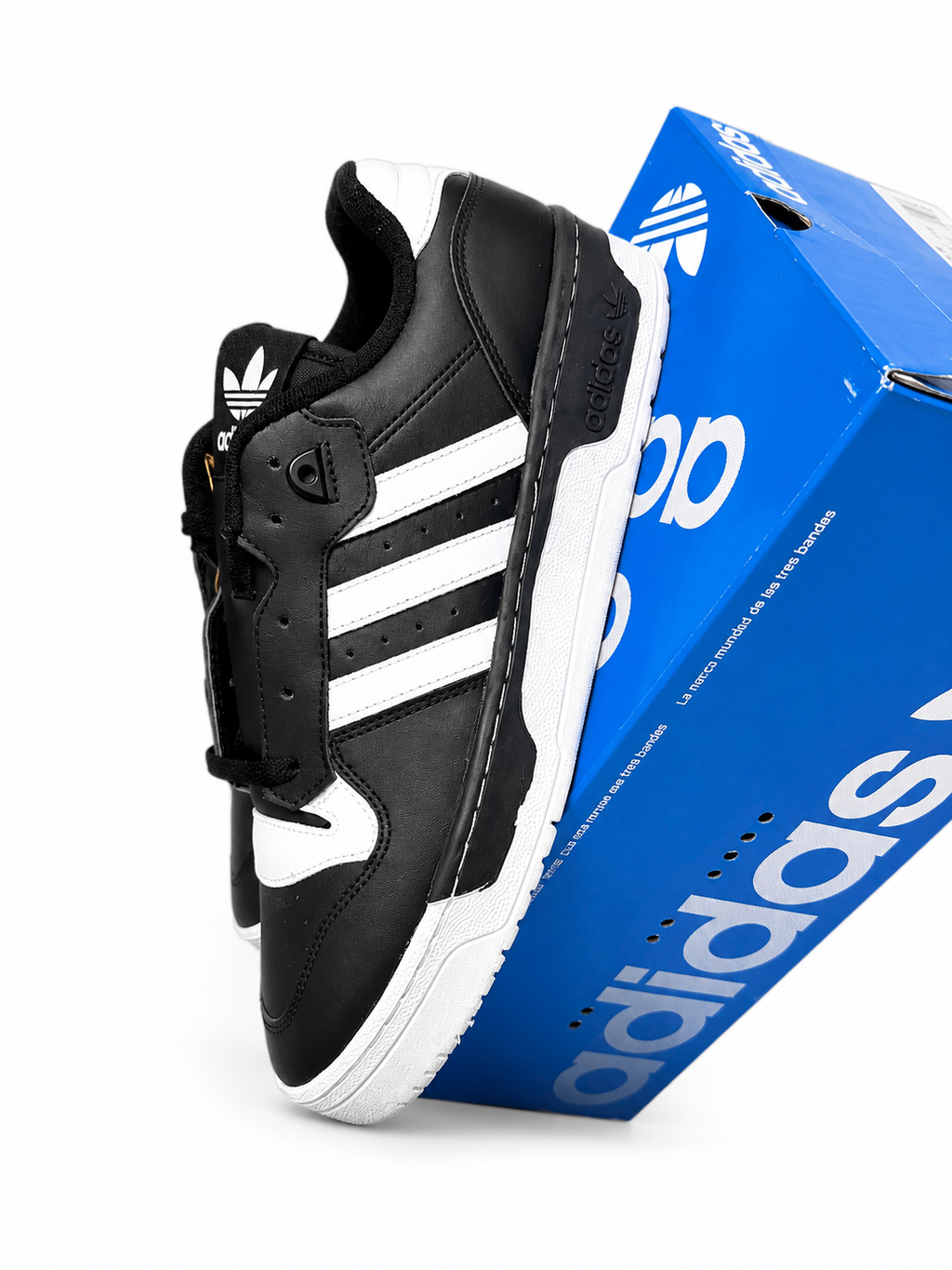 Adidas Originals Rivalry Low Black White Sneakers Men’s Size 11.5 FZ6327 New with Box