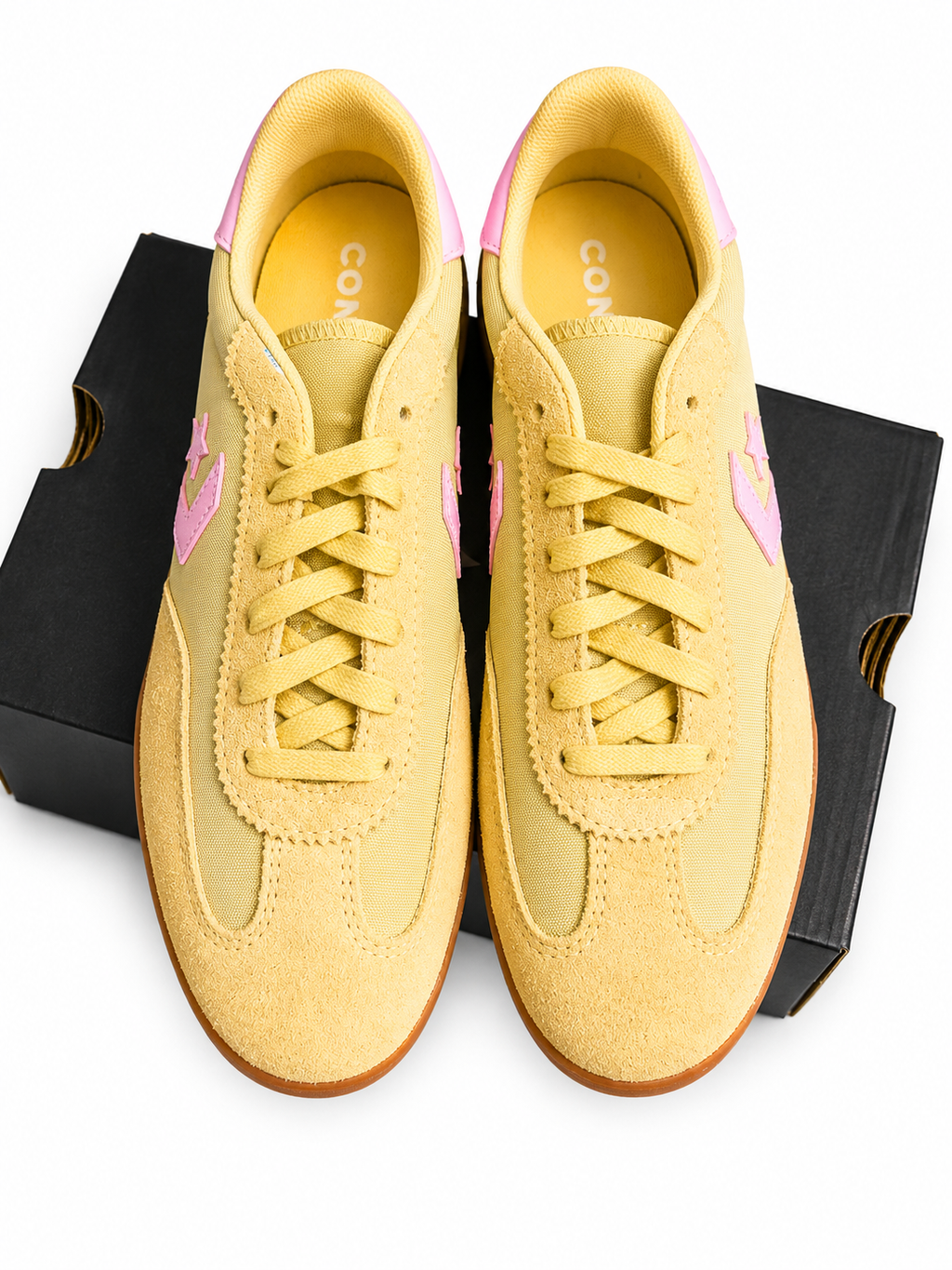 Converse Run Star Trainer Ox Golden View/New Found Bloom Sneakers Men’s 5.5 Women’s 7 New in Box