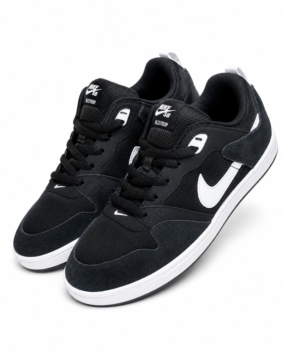 Nike SB Alleyoop Black/White Skate Shoes Men’s Size 11 (Women’s 12.5)