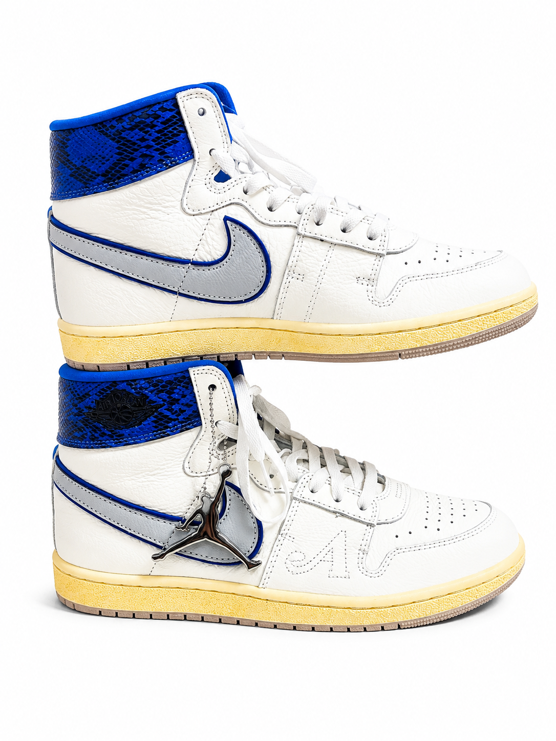 Nike Air Jordan 1 High OG x Awake NY White Royal Blue Men’s Size 10.5 Brand New