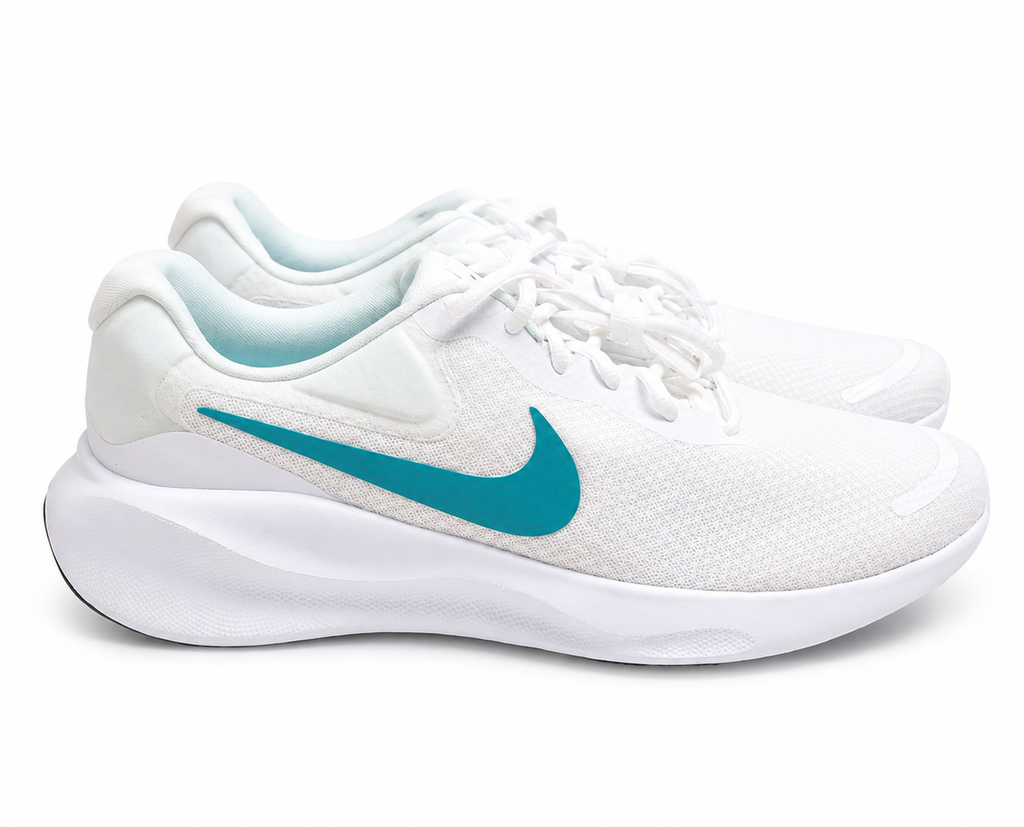 Nike Revolution 7 White Dusty Cactus Running Shoes Men’s Size 11.5 Women’s 13 Brand