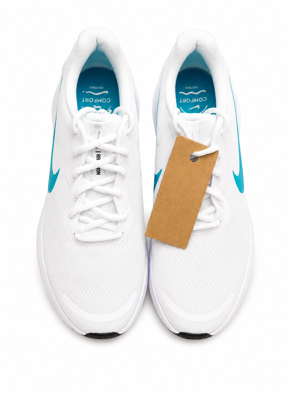 Nike Revolution 7 White Dusty Cactus Running Shoes Men’s Size 11.5 Women’s 13 Brand