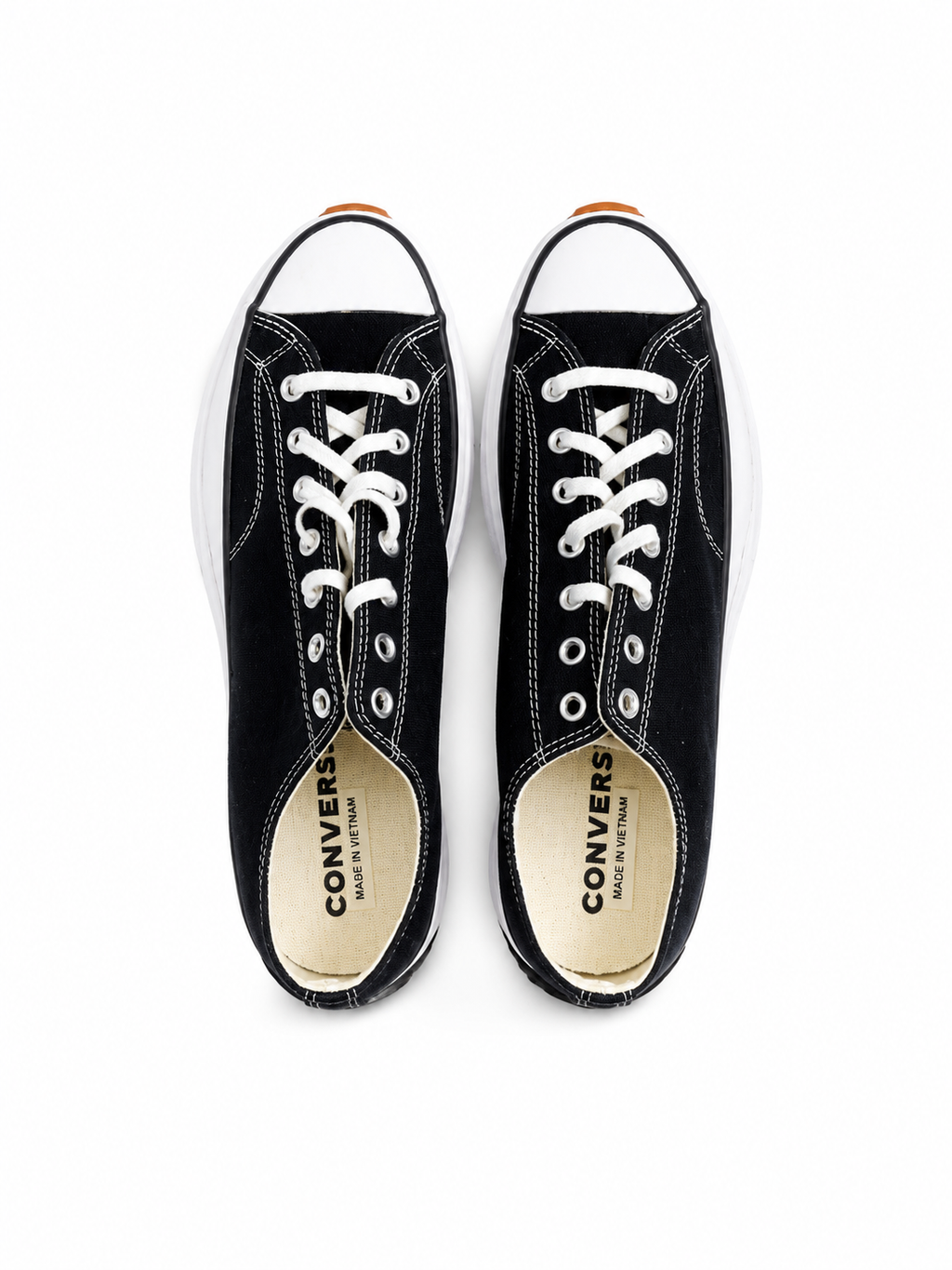 Converse Run Star Trainer Black White Gum Platform Sneakers Men’s 11.5  Woman 13